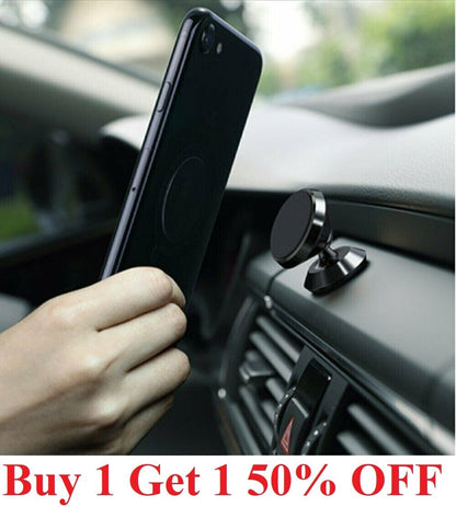 360 Magnetic Car One Touch Cell Phone Dash Mount Stand Phone Holder - Phone Hold