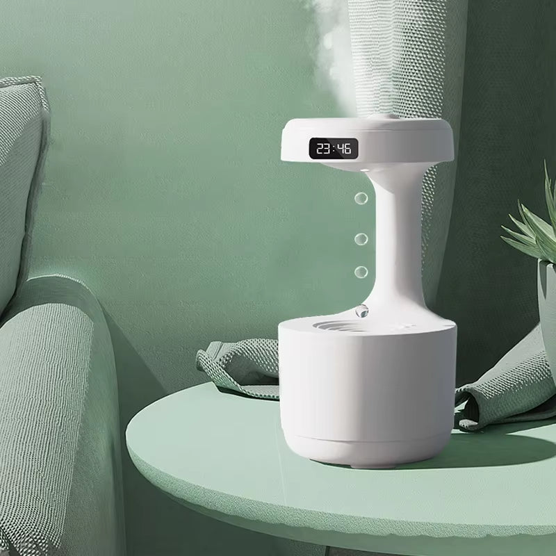 AquaGlow LED Anti-Gravity Water Droplet Humidifier