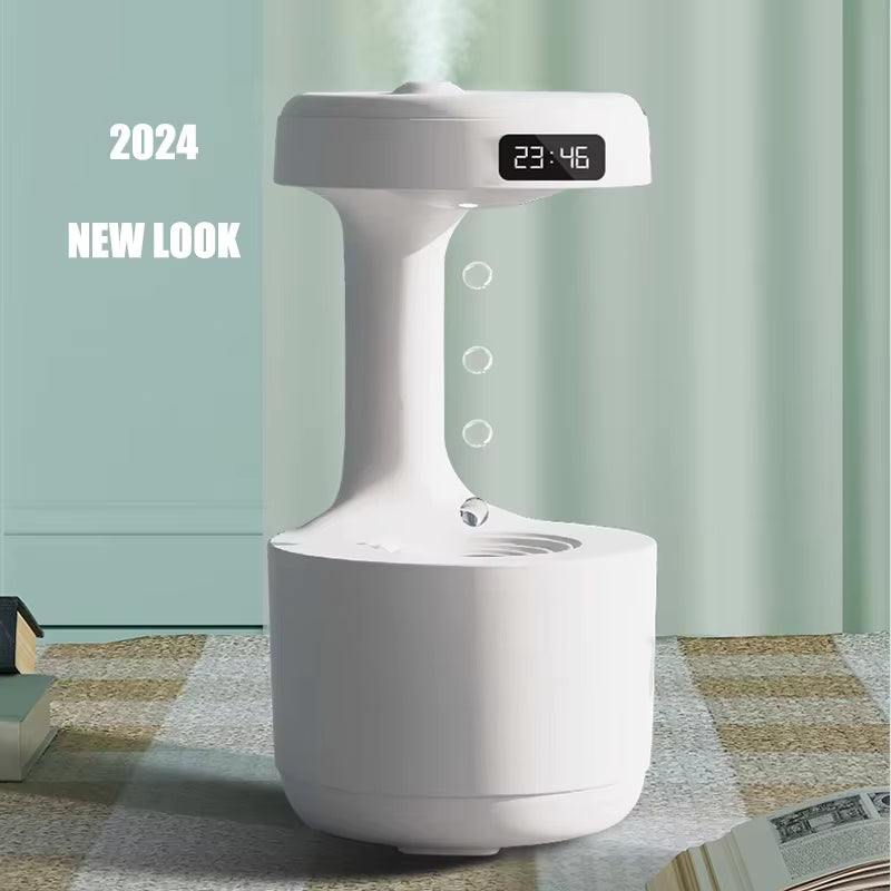 AquaGlow LED Anti-Gravity Water Droplet Humidifier