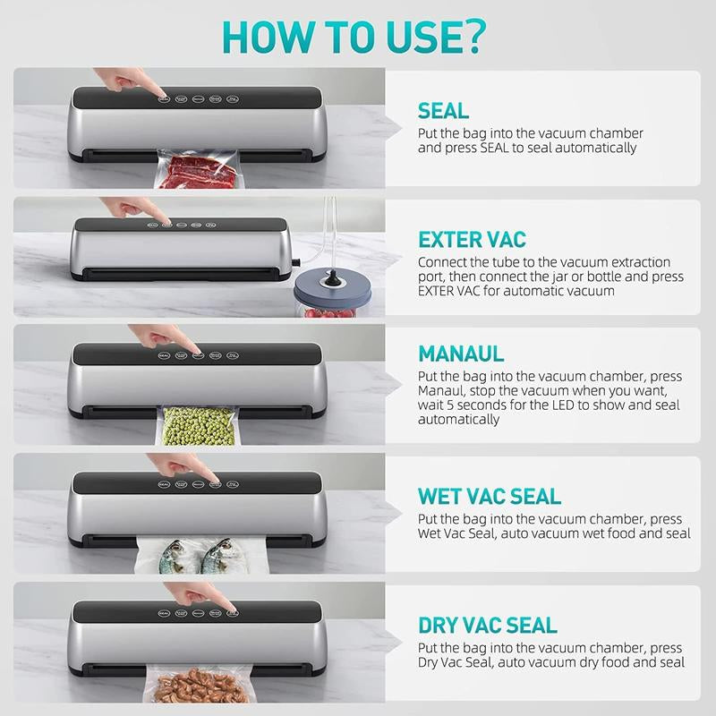 FreshLock LED Vacuum Sealer 