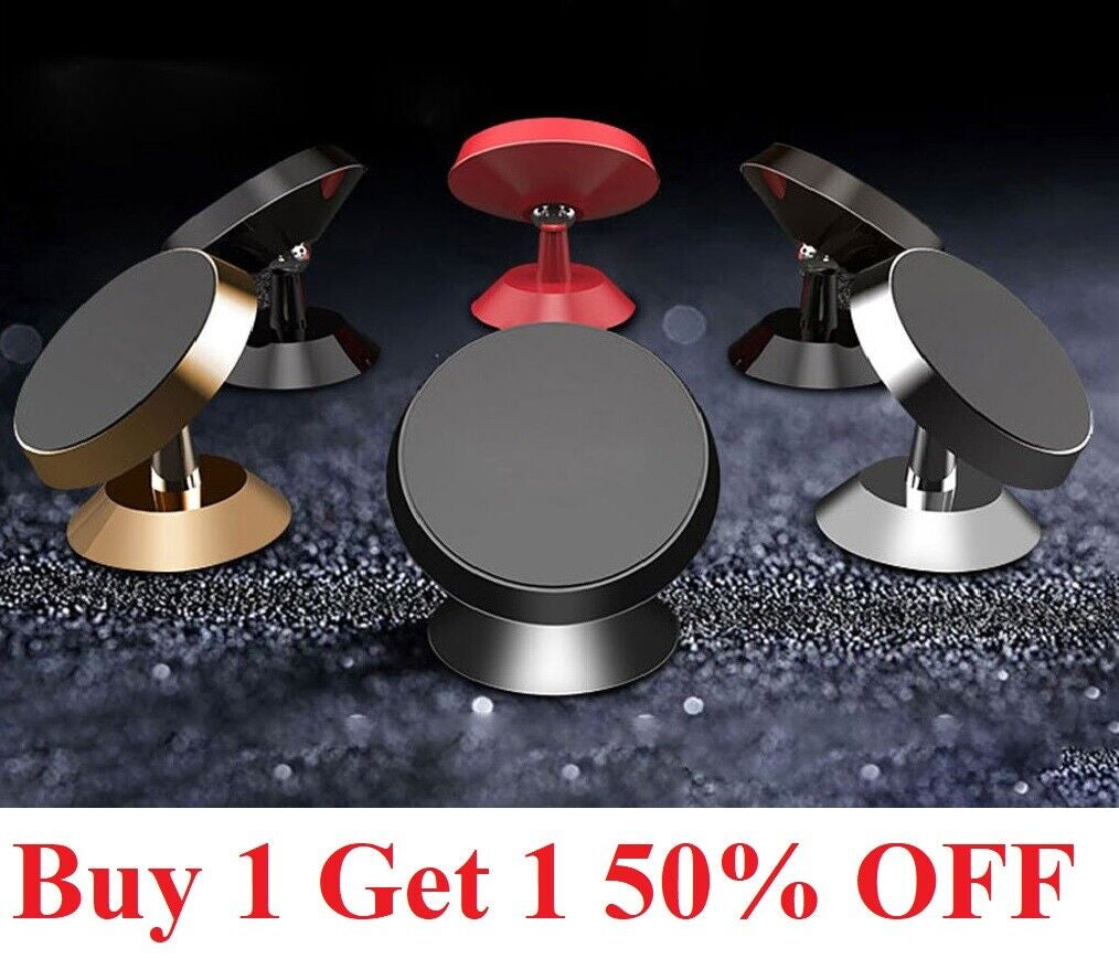 360 Magnetic Car One Touch Cell Phone Dash Mount Stand Phone Holder - Phone Hold