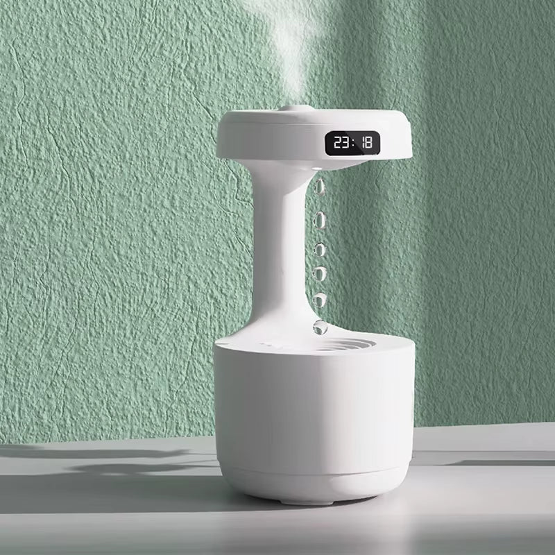 AquaGlow LED Anti-Gravity Water Droplet Humidifier